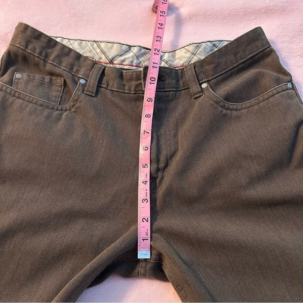Kenneth Cole New York brown pants size 34X32 straight casual fall - Picture 7 of 8